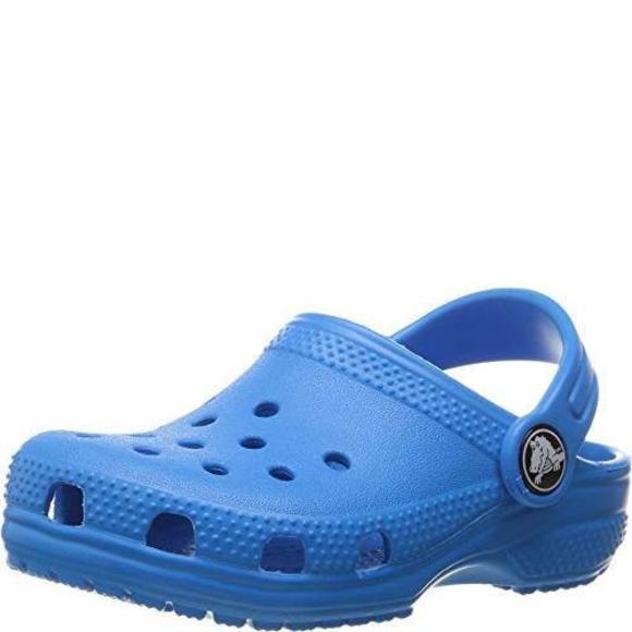 CROCS UNISEX-CHILD CLASSIC CLOGS, OCEAN, 6 TODDLER - Picture 1 of 2